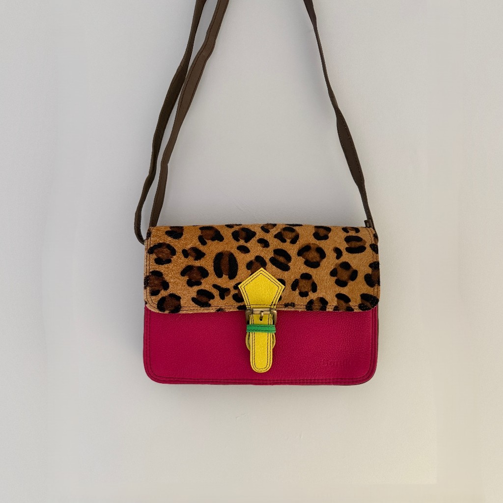 Soruka Arleth Leather Crossbody Satchel Handbag