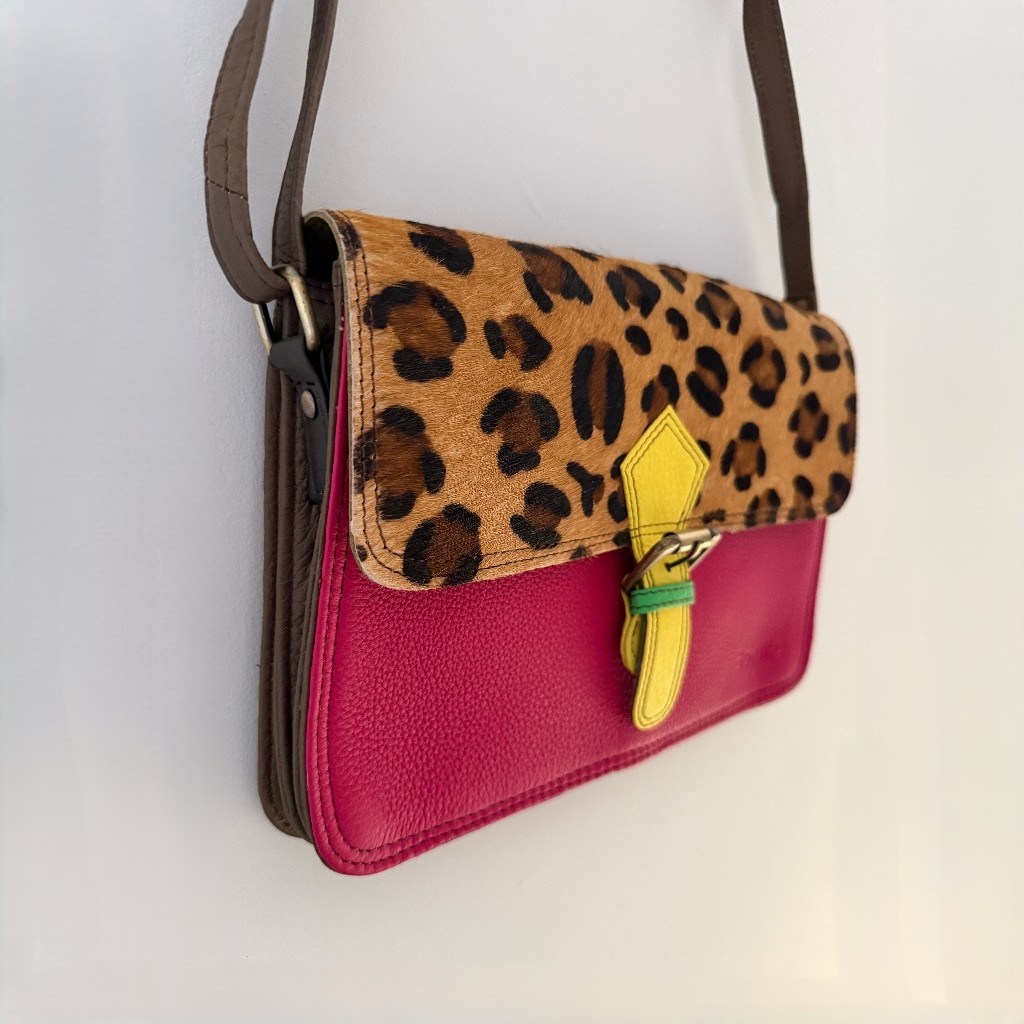 Soruka Arleth Leather Crossbody Satchel Handbag