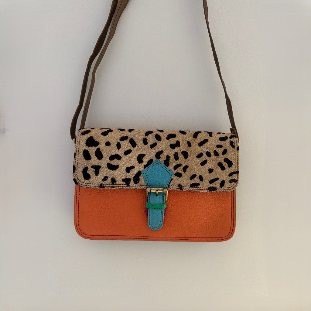 Soruka Arleth Leather Crossbody Satchel Handbag