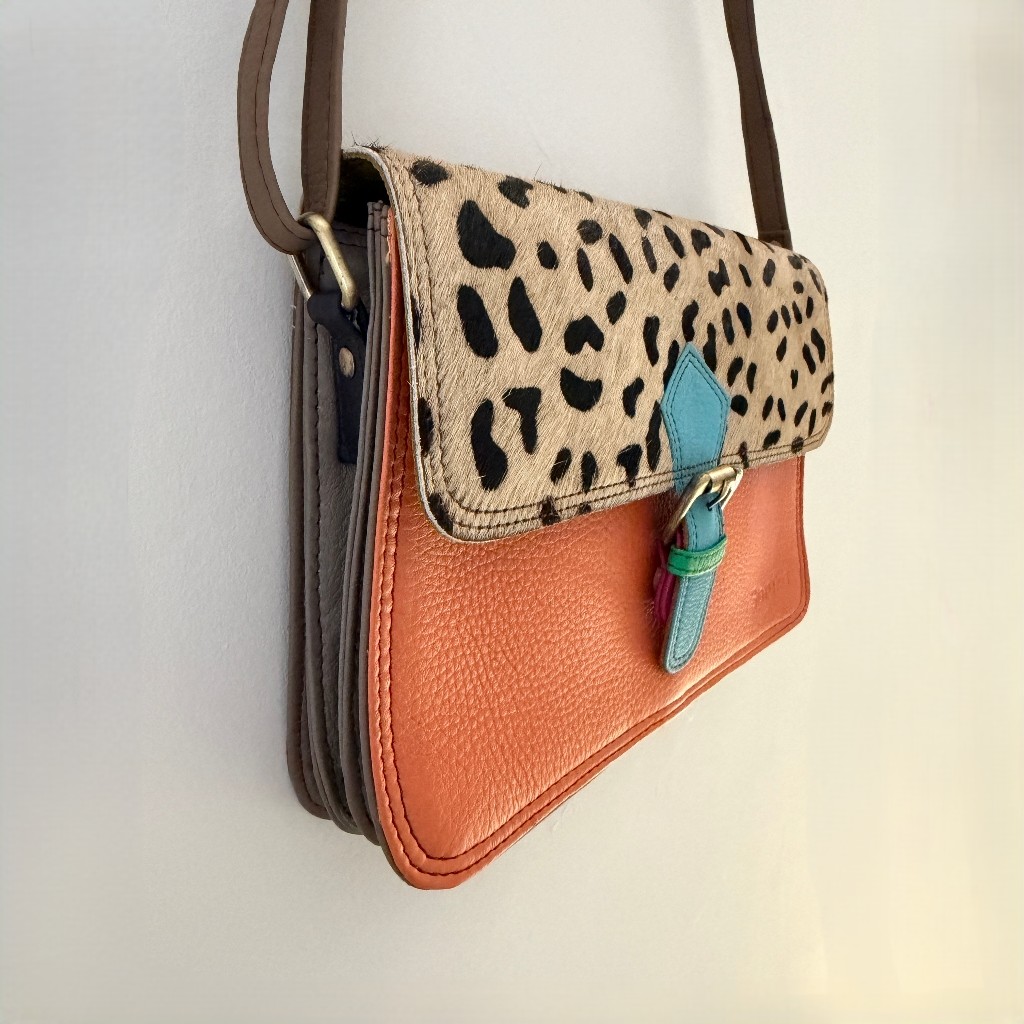 Soruka Arleth Leather Crossbody Satchel Handbag