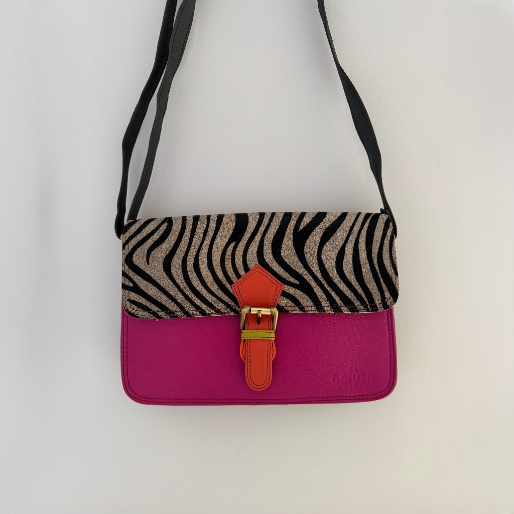 Soruka Arleth Leather Crossbody Satchel Handbag