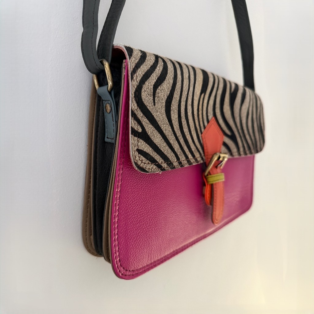 Soruka Arleth Leather Crossbody Satchel Handbag