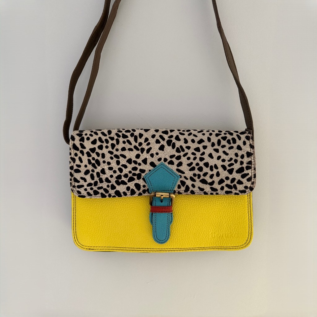 Soruka Arleth Leather Crossbody Satchel Handbag