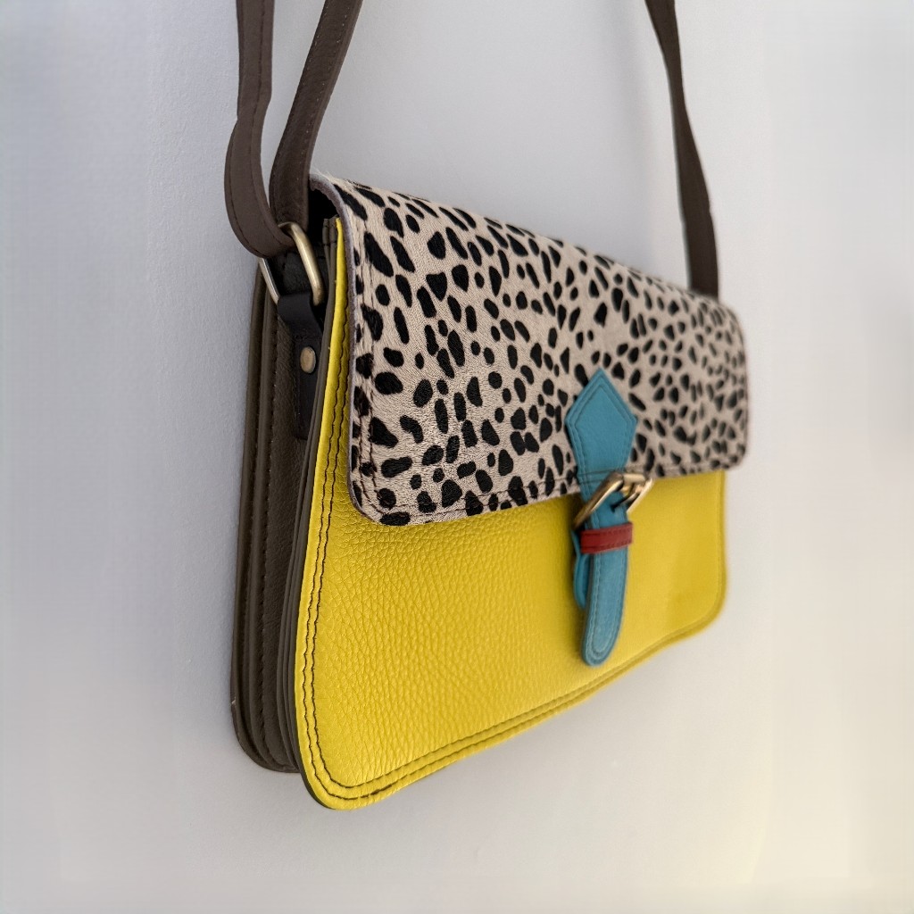 Soruka Arleth Leather Crossbody Satchel Handbag