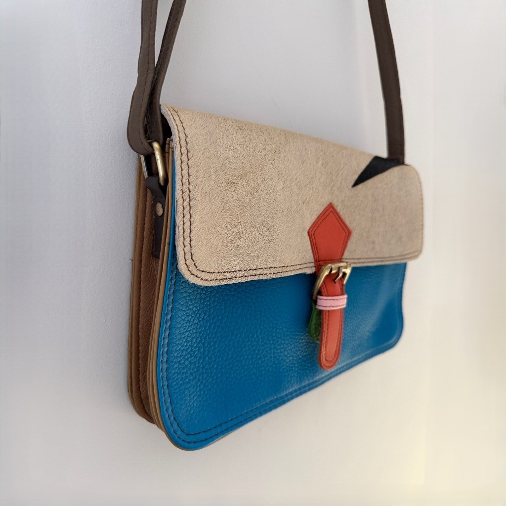 Soruka Arleth Leather Crossbody Satchel Handbag