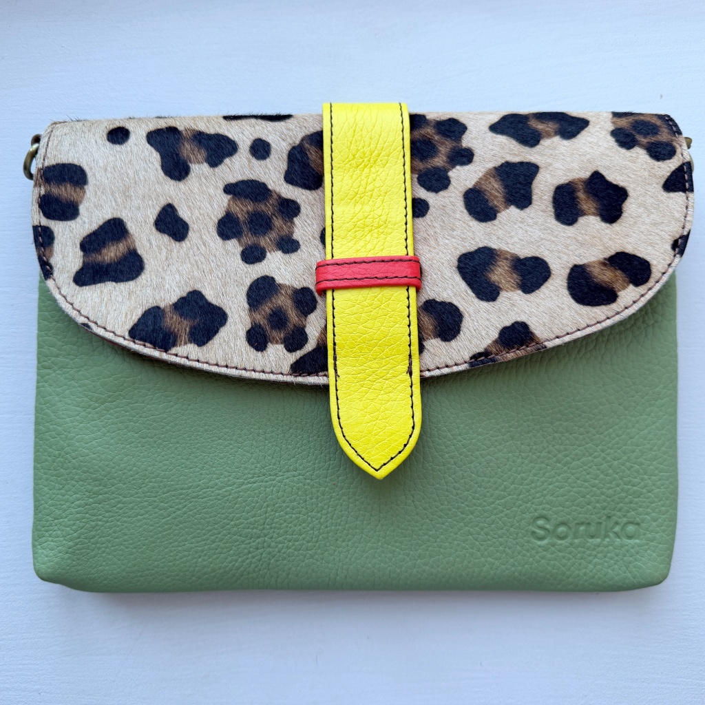 Soruka Saddle Leather Clutch
