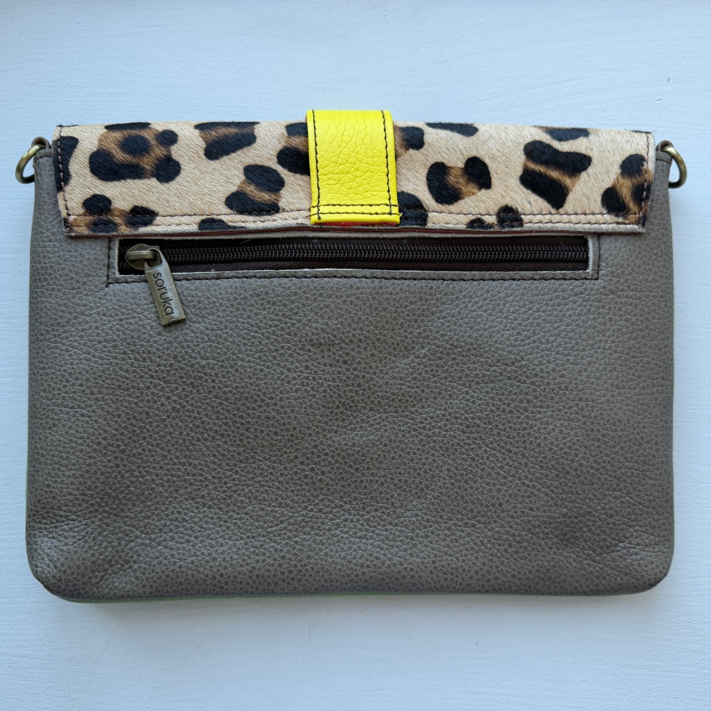 Soruka Saddle Leather Clutch